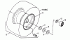 Snapper LT160H42CBV - 42" Lawn Tractor, 16 HP, Hydro Drive, Series C Ersatzteile Rear Wheels