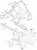 Snapper LT14H331KV (80085) - 41" Lawn Tractor, 14 HP, Hydro Drive, 1991, Series 1 Ersatzteile Transmission Support & Components