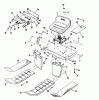 Snapper LT16001 - 16 HP Lawn Tractor, Disc Drive, Series 1 Ersatzteile Seat, Step Panels & Rear Fender