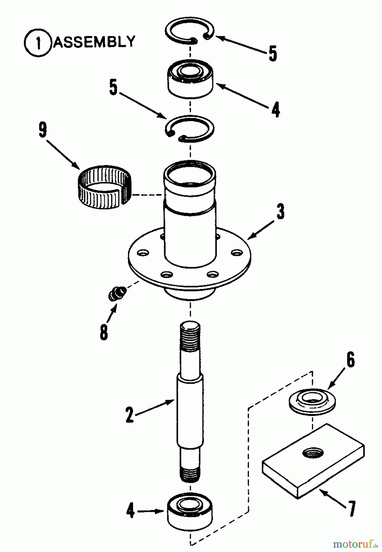 Snapper Rasen- und Gartentraktoren LT16001 - Snapper 16 HP Lawn Tractor, Disc Drive, Series 1 Spindle Assembly (48