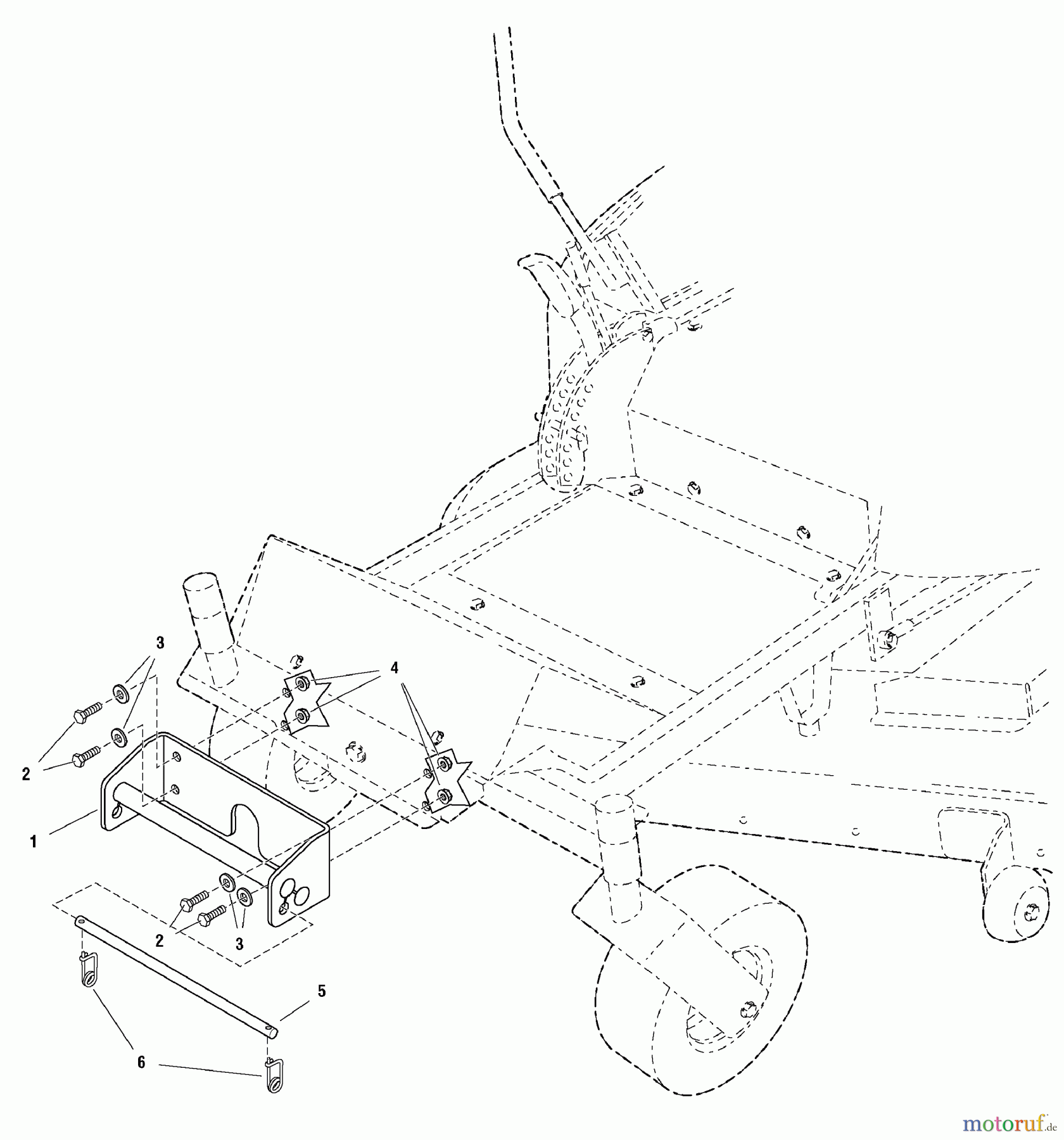 Snapper Zubehör. Rasenmäher 1694498 - Snapper FastCut ZTR Turbo Clean Sweep Twin Grass Catcher Front Weight Carrier Group