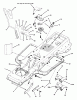 Snapper LT160H42GBV2 (84595) - 42" Lawn Tractor, 16 HP, Hydro Drive, Series G Ersatzteile Blade Engagement & Transmission Controls