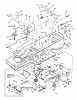 Snapper LT160H42GBV2 (84595) - 42" Lawn Tractor, 16 HP, Hydro Drive, Series G Ersatzteile Frame, Clutch, Brake & Steering Components (Part 1)
