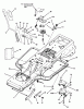Snapper LT160H42IBV (84895) - 42" Lawn Tractor, 16 HP, Hydro Drive, Series I Ersatzteile BLADE ENGAGEMENT & TRANSMISSION CONTROLS