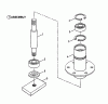 Snapper LT160H42IBV (84895) - 42" Lawn Tractor, 16 HP, Hydro Drive, Series I Ersatzteile SPINDLE ASSEMBLY- 42" CUTTING DECK