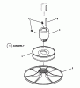 Snapper M280917BE (84250) - 28" Rear-Engine Rider, 9 HP, M Series 17 Ersatzteile Drive Disc Assembly (Series 17)