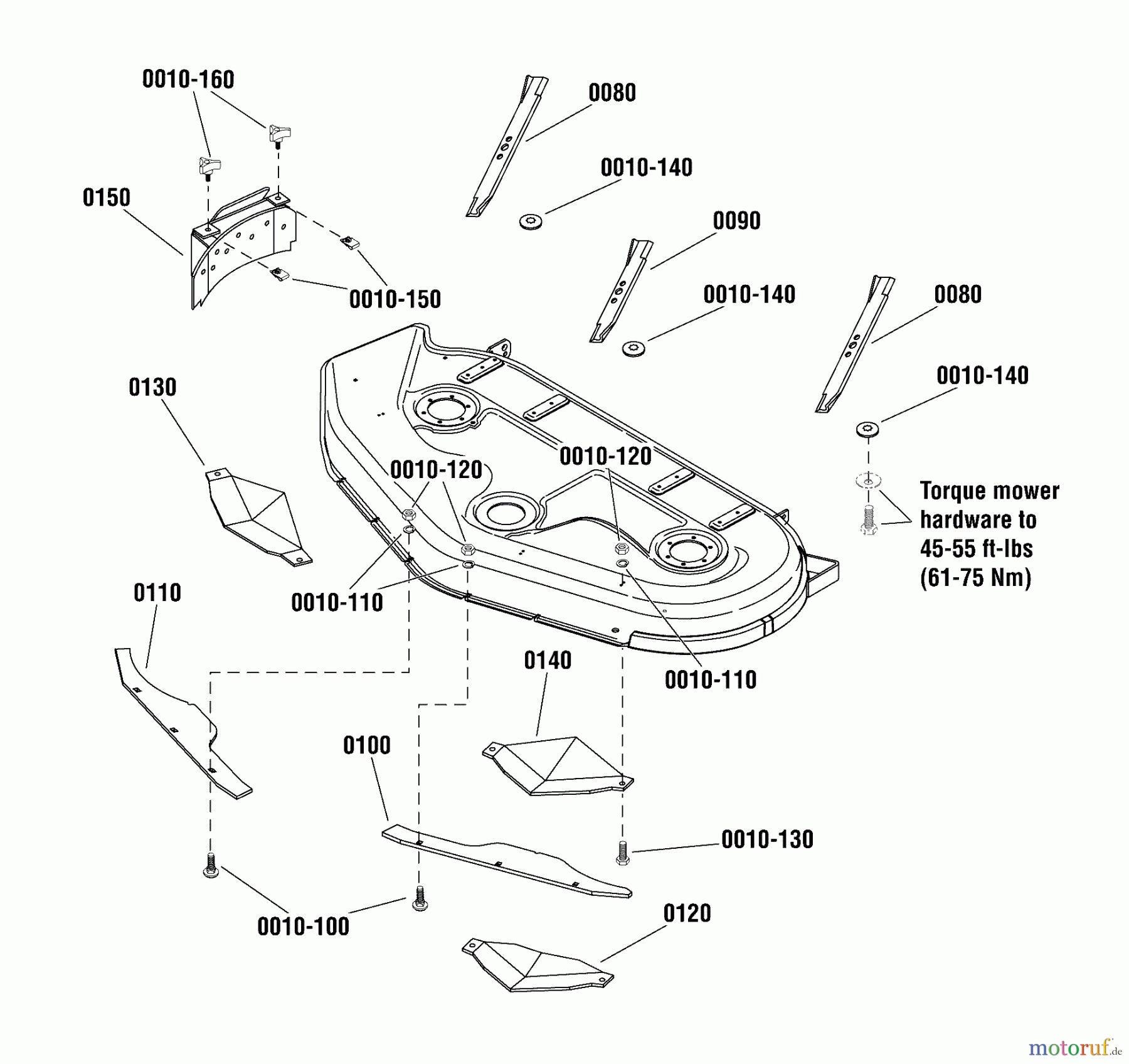 Snapper Zubehör. Rasenmäher 1694508 - Snapper 54