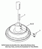 Snapper 30127BE - 30" Rear-Engine Rider, 12 HP, Series 7 Ersatzteile Drive Disc Assembly