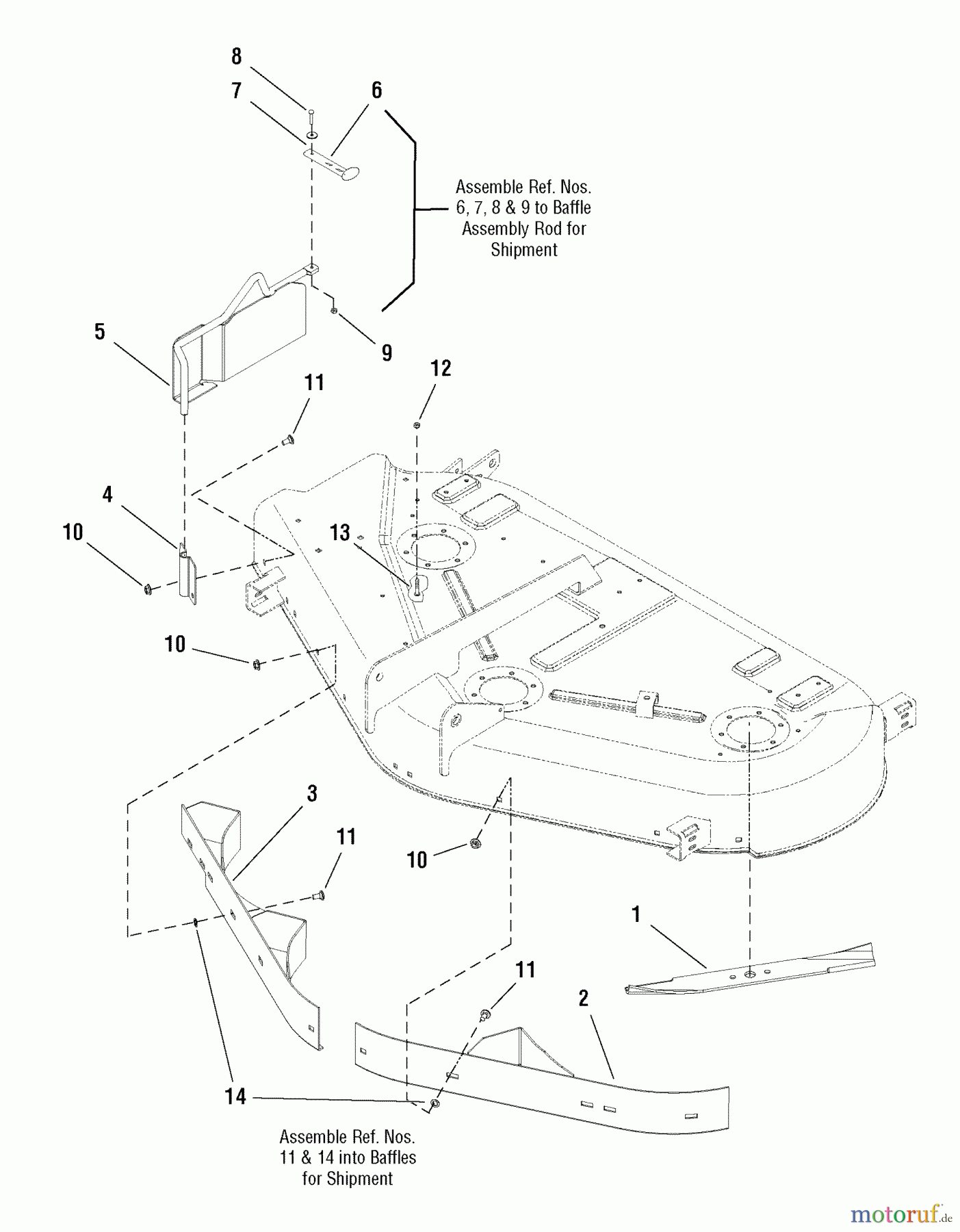 Snapper Zubehör. Rasenmäher 1695054 - Snapper 50