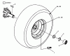 Snapper YZ13381BE - 38" Zero-Turn Mower, 13 HP, ZTR Yard Cruiser, Series 1 Ersatzteile Wheels - Rear