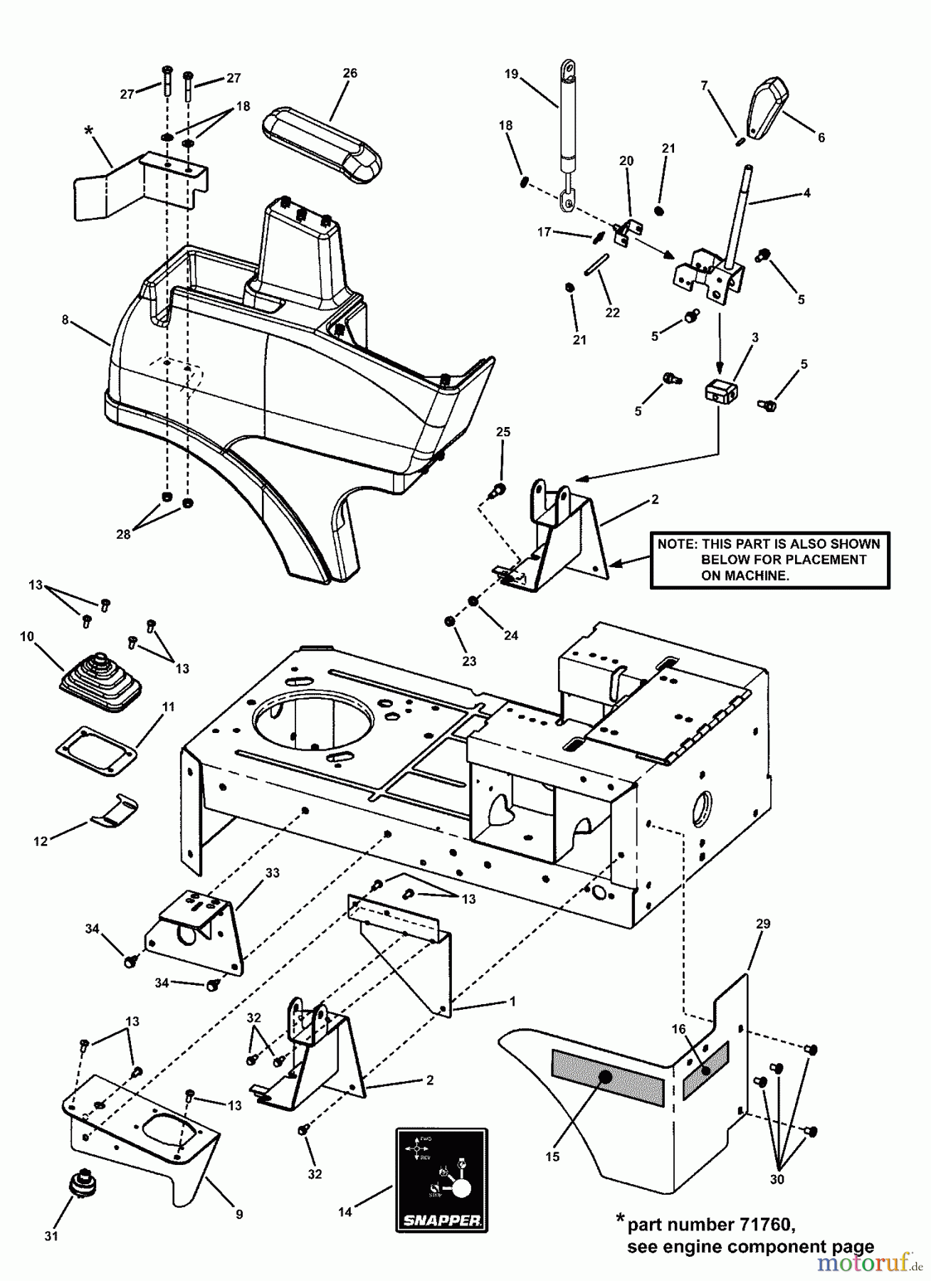 Snapper Nullwendekreismäher, Zero-Turn YZ18386BVE (85694) - Snapper 38