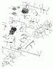 Snapper YZ18425BVE (84944) - 42" Zero-Turn Mower, 18 HP, ZTR Scrambler, Series 5 Ersatzteile FENDER & TRANSAXLE ASSEMBLY