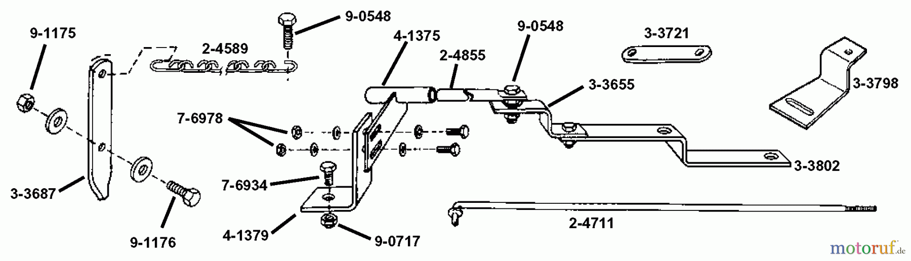 Snapper Zubehör. Rasenmäher 7061207 - Snapper Backside Dual Idler Kit (Pistol Grip), 12.5 HP & 14 HP Backside Idler (Part 2)