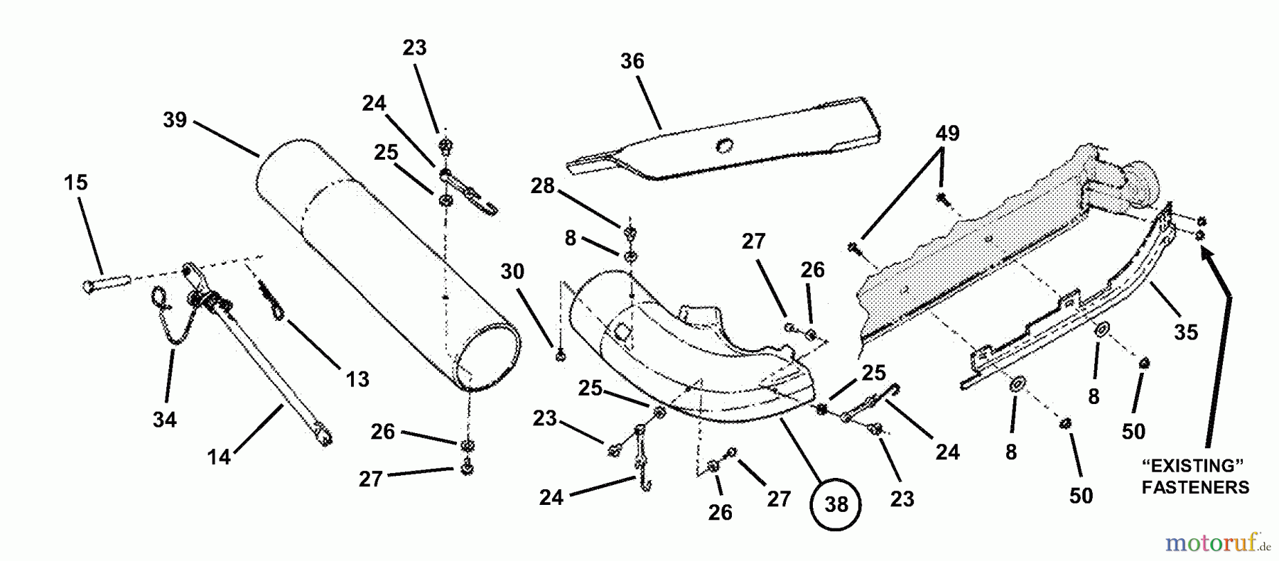 Snapper Zubehör. Rasenmäher 7063047 - Snapper 38
