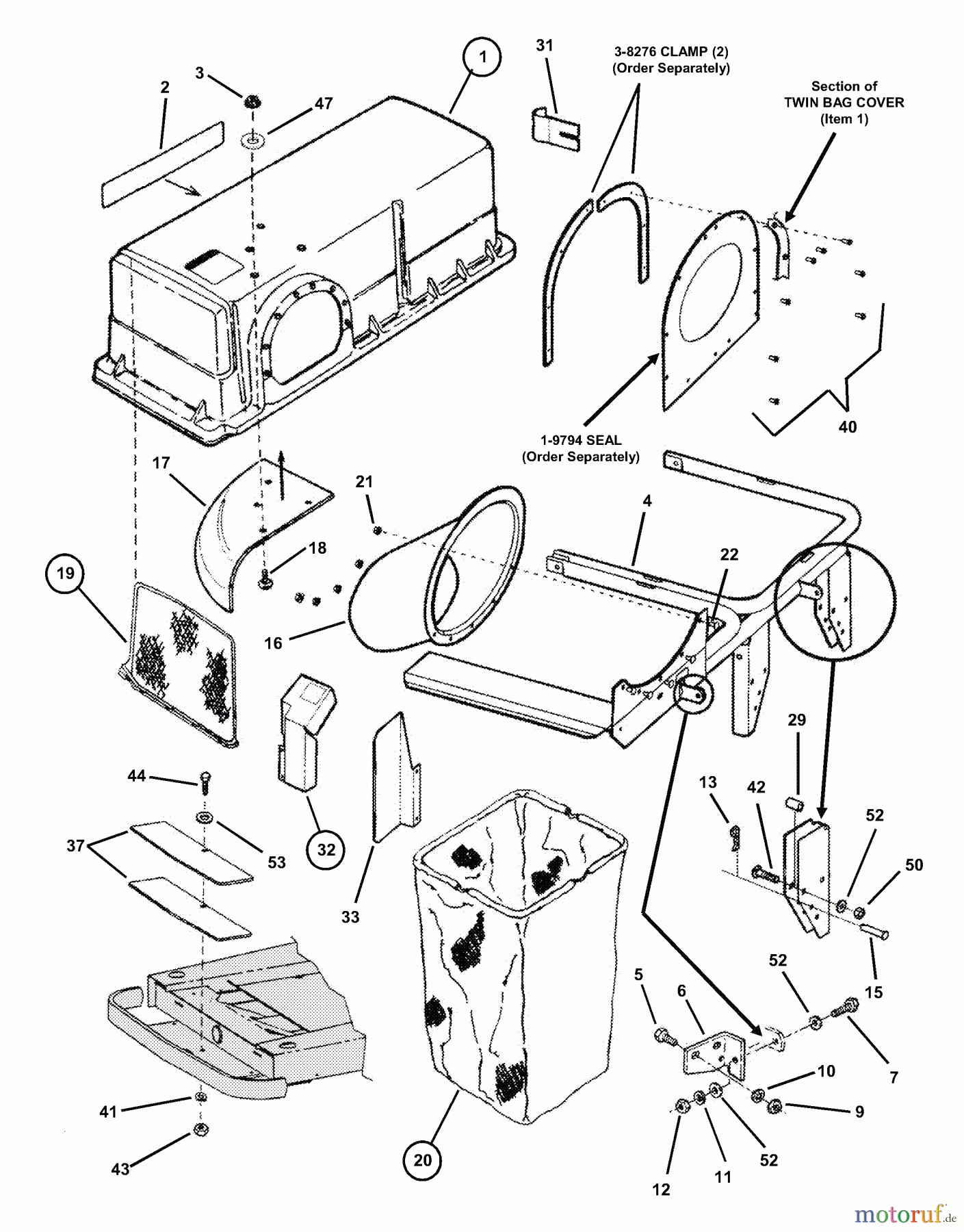 Snapper Zubehör. Rasenmäher 7063047 - Snapper 38