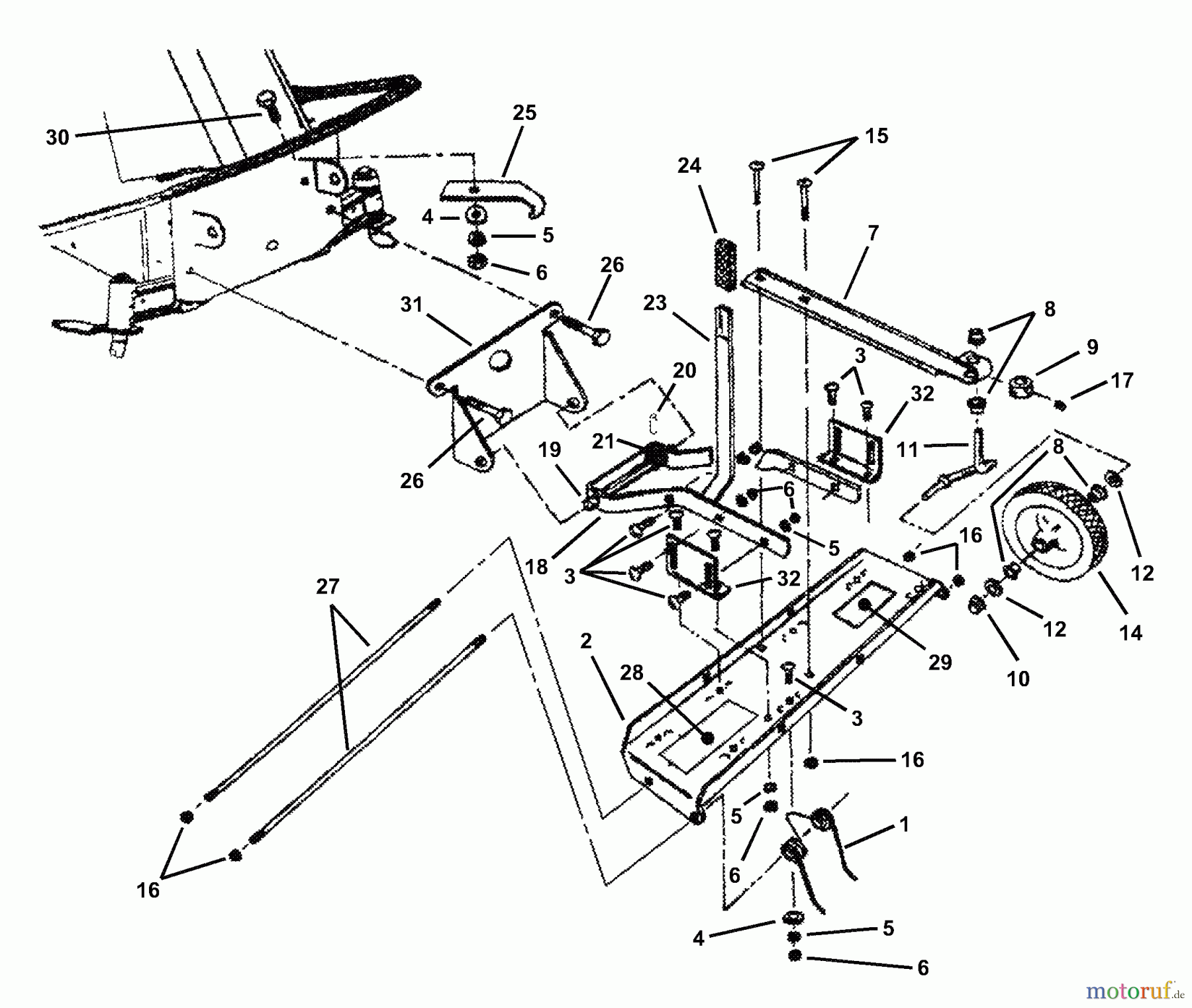 Snapper Zubehör. Rasenmäher 7063120 - Snapper Thatcherizer, 38