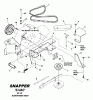 Snapper 7063313 - Triple Bag Catcher, 52" Z Vac Ersatzteile BLOWER MOUNT GROUP 52