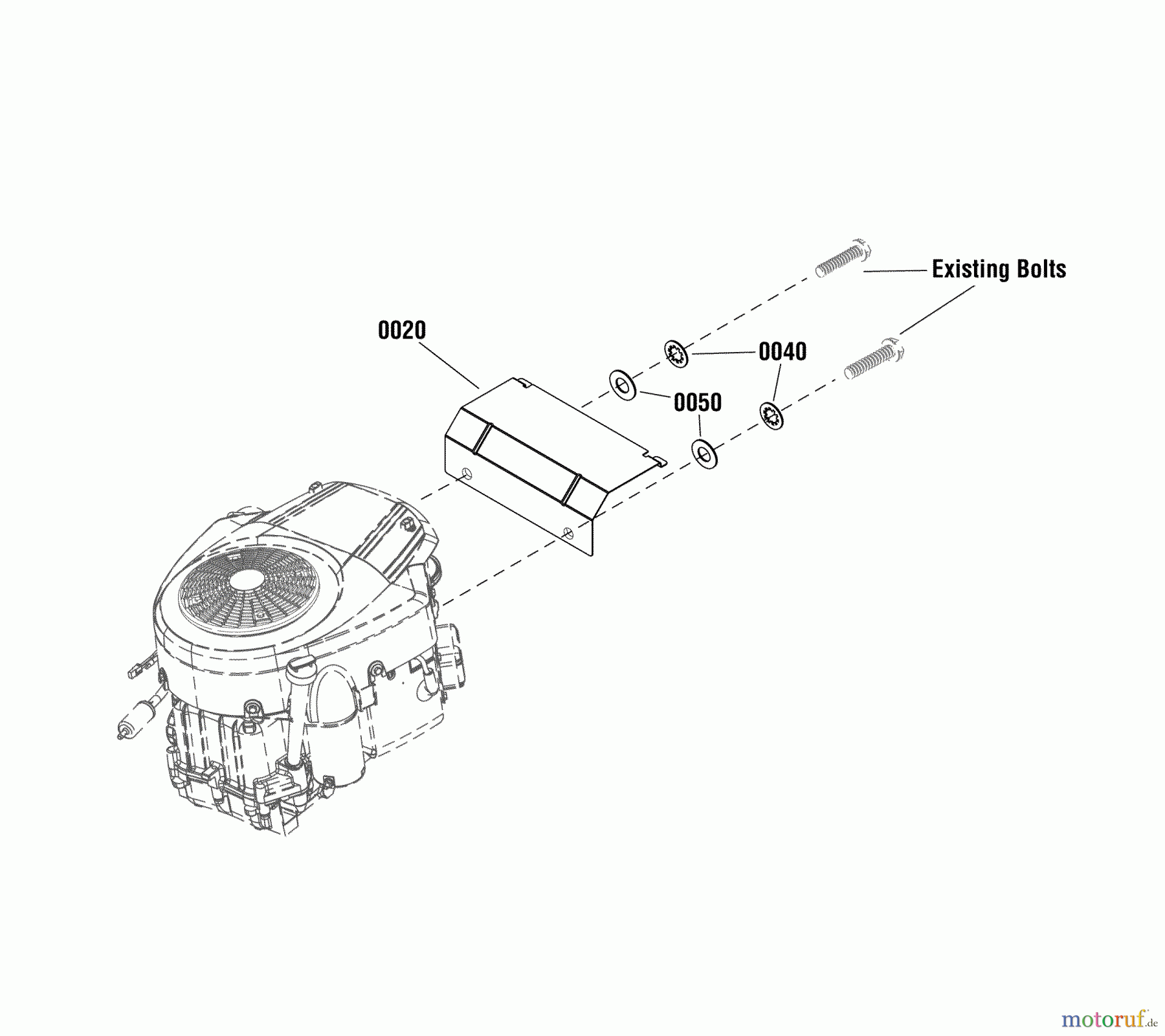 Snapper Zubehör. Rasenmäher 7063330 - Snapper Muffler Hardware Kit, 14.5HP Briggs & Stratton Muffler Hardware Kit (7063330)