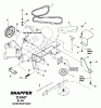 Snapper 7063347 - Triple Bag Catcher, 61" Z-VAC Ersatzteile BLOWER MOUNT GROUP 61
