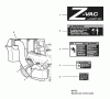 Snapper 7063347 - Triple Bag Catcher, 61" Z-VAC Ersatzteile DECAL GROUP