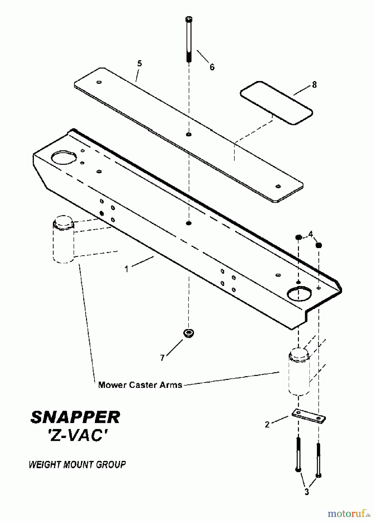 Snapper Zubehör. Rasenmäher 7600028 - Snapper Large Clamshell Grass Catcher, 61