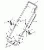 Snapper 7080426 - 19" Lady Garden Single Stage Snowthrower Ersatzteile Handles, Auger Control