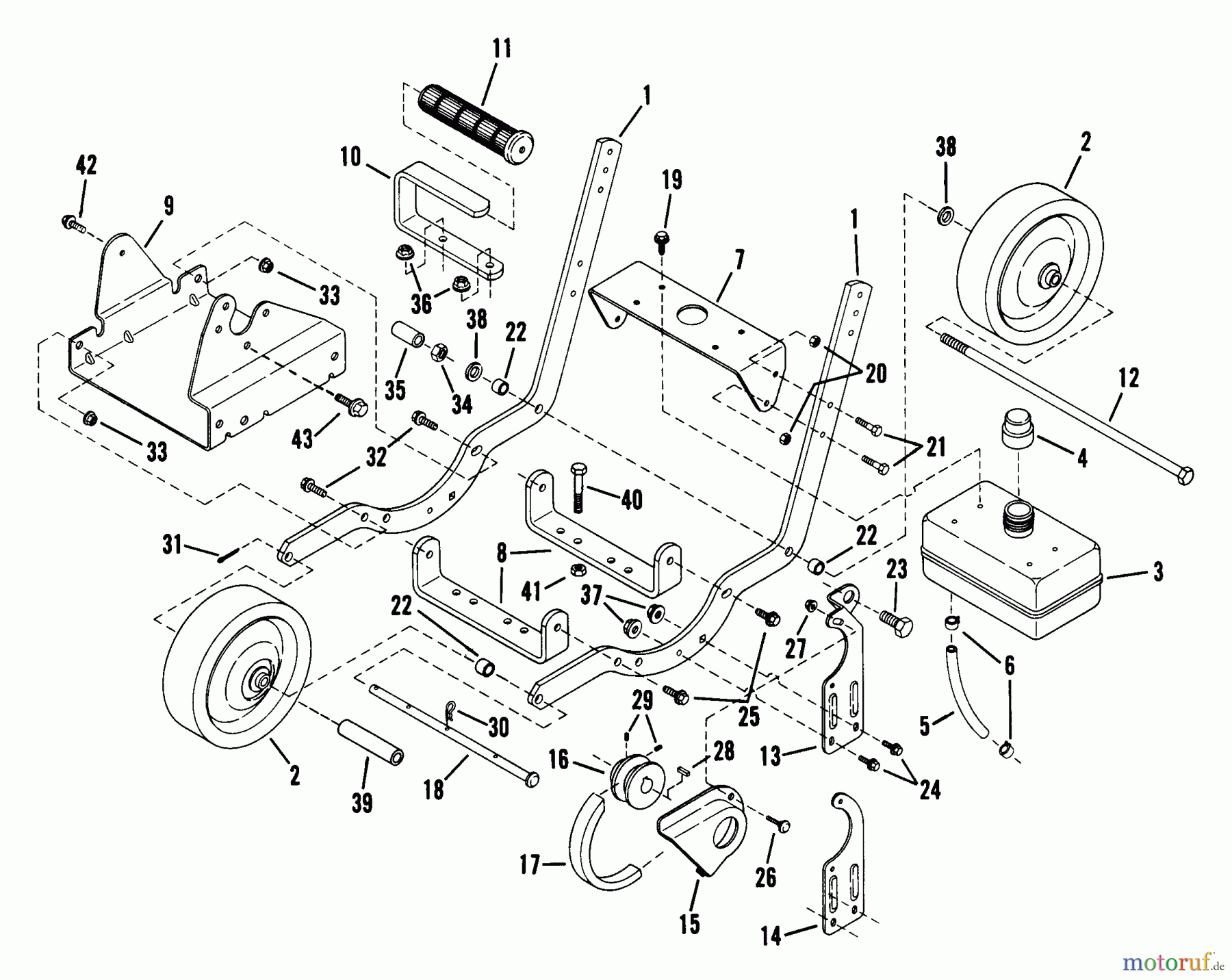 Snapper Kantenschneider ETC301B - Snapper Commercial Edger Trimmer, 3 HP, Series 1 Frame & Wheels