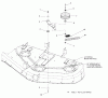 Snapper 1695141 - 50" Rotary Mower Deck Ersatzteile 44" & 50" Mower Deck - Belt, Idler Arm & Hitch Group