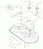 Snapper 1695614 - 42" Rotary Mower Deck Ersatzteile 42" Mower Deck - Belt, Idler Arm & Hitch Group