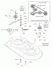 Snapper NXT2242 (2691023) - 42" Lawn Tractor, 22 HP, NXT200, LT125 Series Ersatzteile 42" Mower Deck - Clutch Group