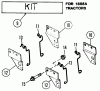 Snapper 7080299 - 48" Mower Attachment, MF Series Ersatzteile Mid-Mount Implement Bracket Kit - 1855A Series Tractors