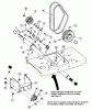 Snapper EZF6100M - 61" Out Front Mower, Commercial Lawn & Turf Series 0 Ersatzteile Deck Drive Shaft Assembly