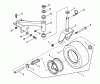 Snapper PP71251KW - Wide-Area Walk-Behind Mower, 12.5 HP, Gear Drive, Pistol Grip, Series 1 Ersatzteile Caster, Wheel & Tire Assembly