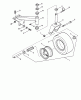 Snapper PP71404KWV - Wide-Area Walk-Behind Mower, 14 HP, Gear Drive, Pistol Grip, Series 4 Ersatzteile Caster, Wheel & Tire Assembly