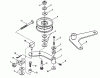 Snapper PMH7481 - 48" Pro Deck Attachment For Hydro, Series 1 Ersatzteile Blade/Blade Deck Idler Assembly (Electric)