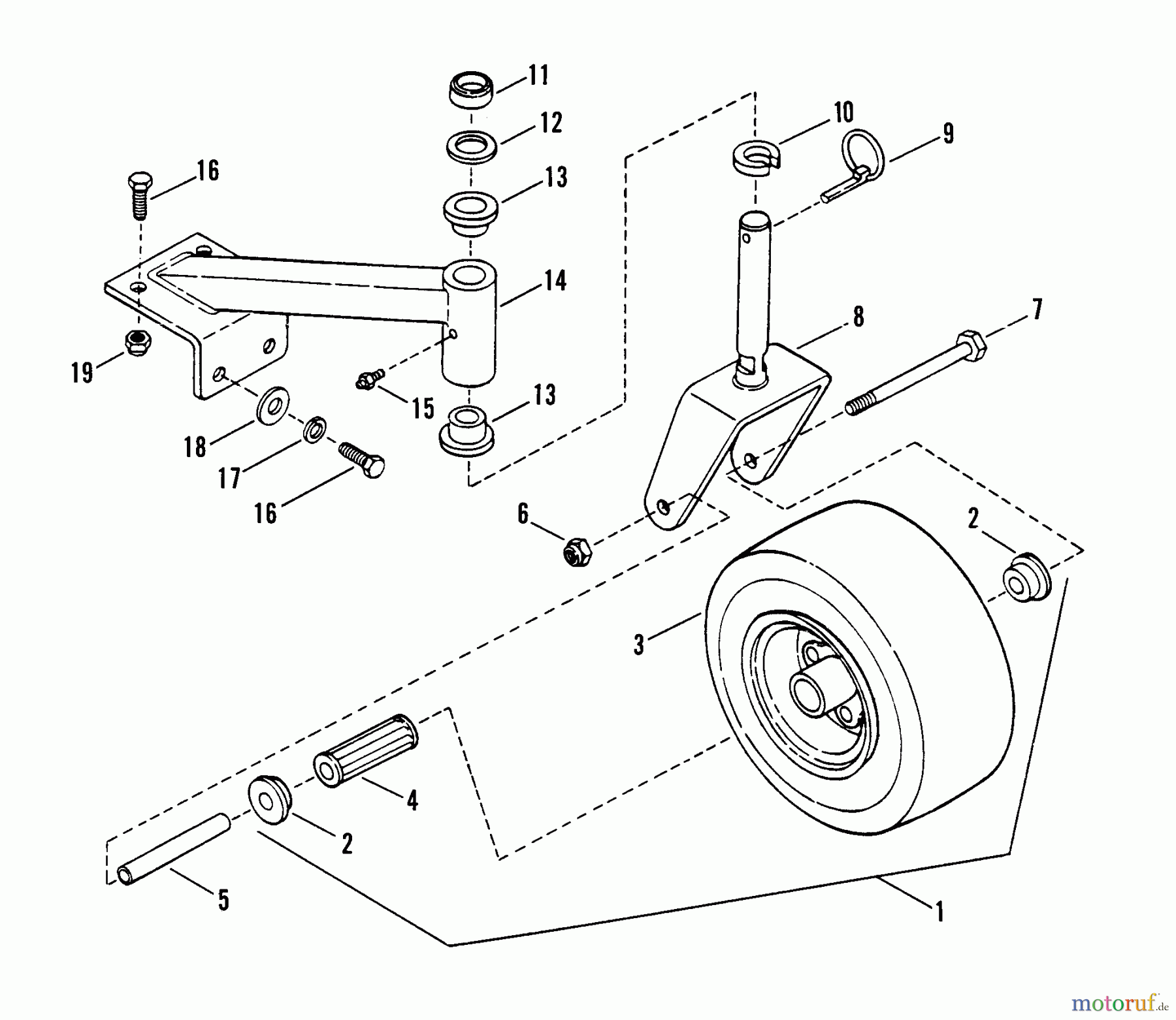 Snapper Rasenmäher für Großflächen PL7H141KV - Snapper Wide-Area Walk-Behind Mower, 14 HP, Hydro Drive, Pistol Grip, Series 1 Caster Wheel & Tire Assembly