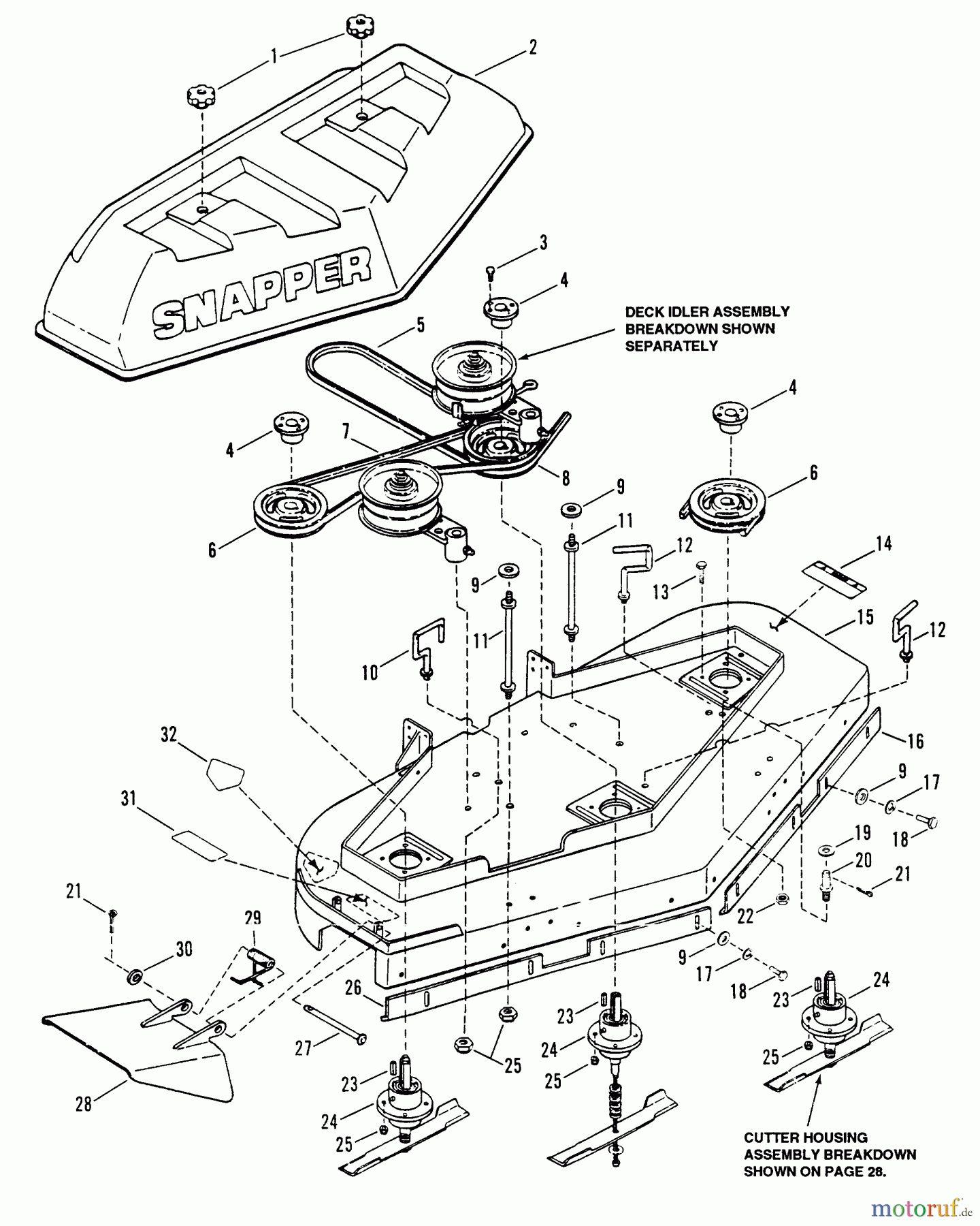  Snapper Mähdecks PMHA7480 - Snapper 48
