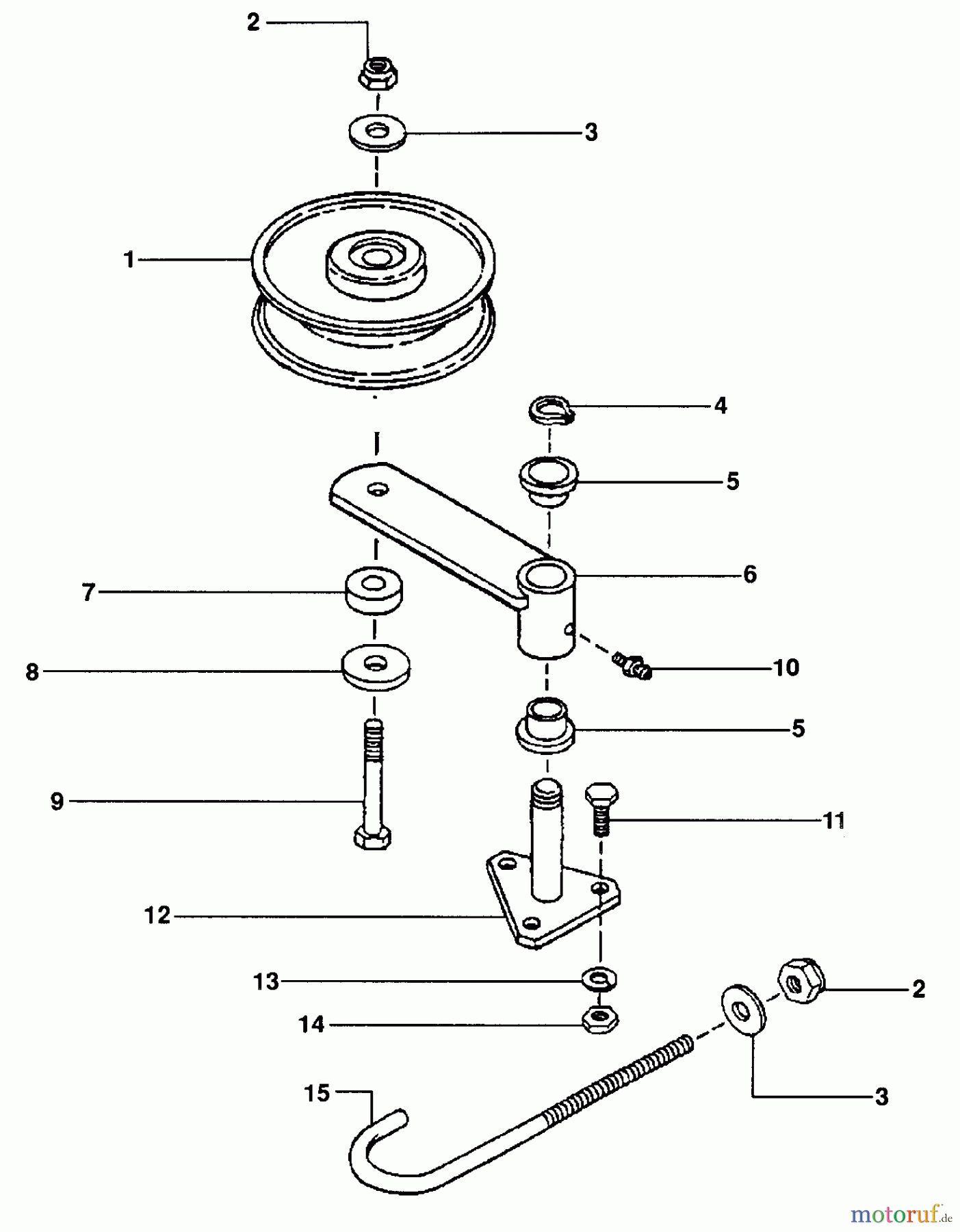 Snapper Rasenmäher für Großflächen PL7H1604BV (80704) - Snapper Wide-Area Walk-Behind Mower, 16 HP, Hydro Drive, Loop Handle, Series 4 Blade Deck Idler Assembly