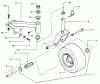 Snapper PL7H1804BVE (80719) - Wide-Area Walk-Behind Mower, 18 HP, Hydro Drive, Loop Handle, Series 4 Ersatzteile Caster Wheel & Tire Assembly