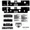 Snapper PL7H1804BVE (80719) - Wide-Area Walk-Behind Mower, 18 HP, Hydro Drive, Loop Handle, Series 4 Ersatzteile Decals