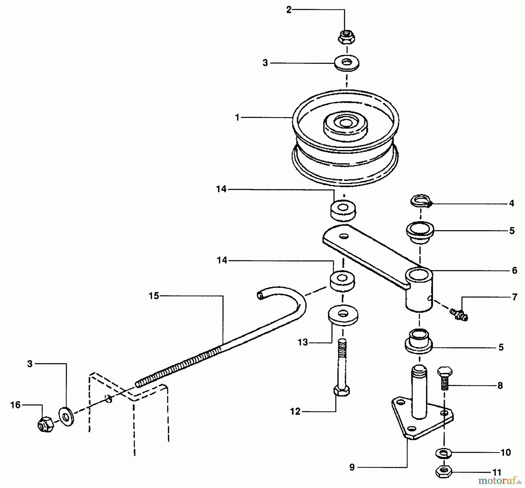 Snapper Rasenmäher für Großflächen PL7H1404KWV (80695) - Snapper Wide-Area Walk-Behind Mower, 14 HP, Hydro Drive, Loop Handle, Series 4 Deck Idler Assembly