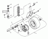 Snapper SPE150KH - Wide-Area Walk-Behind Mower, 15 HP, Express, Gear Drive, Series 0 Ersatzteile CASTER, WHEEL & TIRE ASSEMBLY