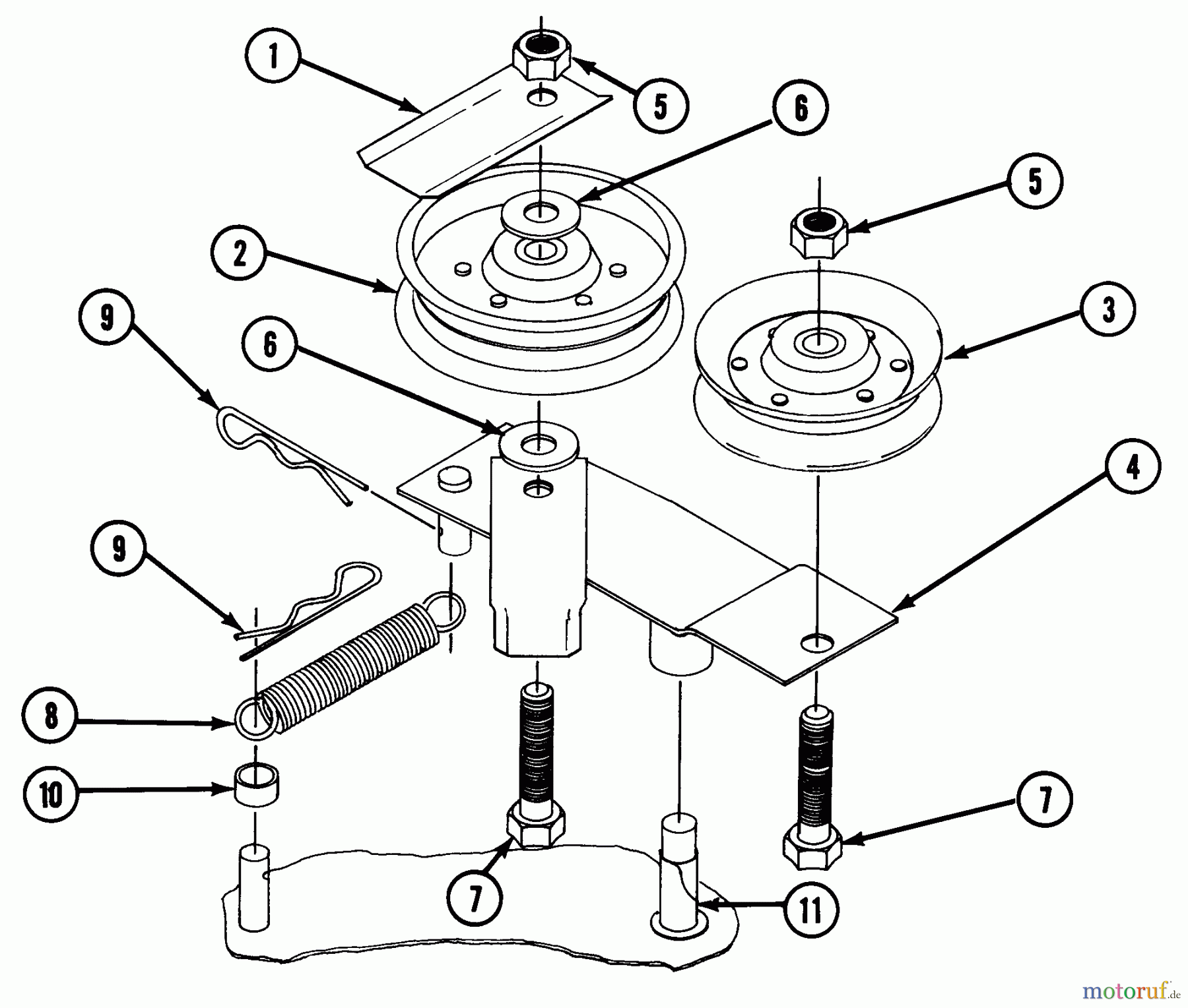 Snapper Nullwendekreismäher, Zero-Turn Z120T (82129) - Snapper 12 HP Zero-Turn Mower, Chain Drive, ZTR Series 0 Double Idler Assembly