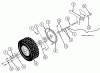 Snapper Z1800T (82159) - 18 HP Zero-Turn Mower, Chain Drive, ZTR Series 0 Ersatzteile Final Drive Parts W/Cast Hub