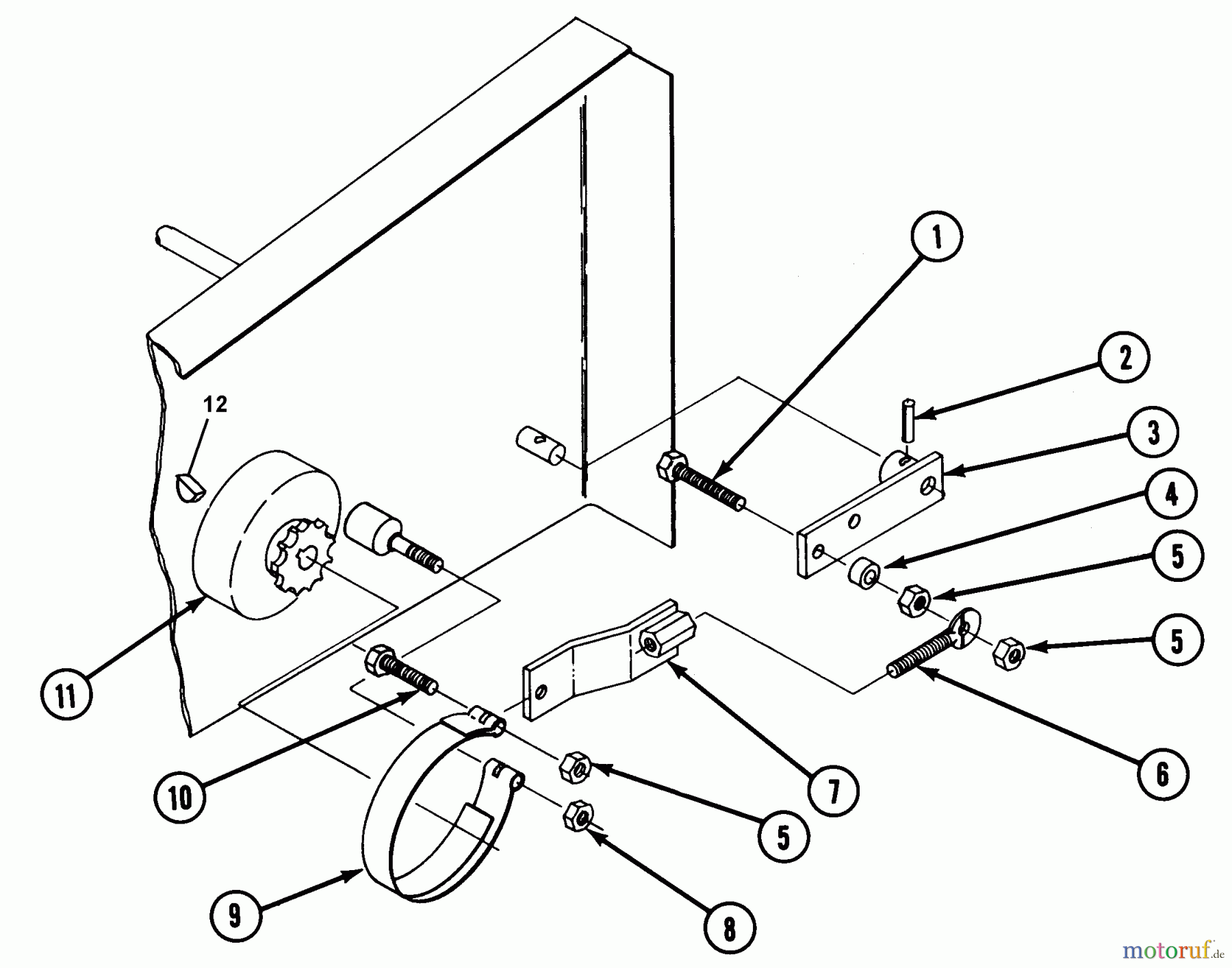 Snapper Nullwendekreismäher, Zero-Turn Z1800T (82159) - Snapper 18 HP Zero-Turn Mower, Chain Drive, ZTR Series 0 Joystick Brake Action Parts, Right Side