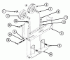 Snapper Z1800T (82159) - 18 HP Zero-Turn Mower, Chain Drive, ZTR Series 0 Ersatzteile Mule Drive Assembly ("SK" & "LK" Frames)