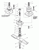 Snapper Z4802M - 48" Deck, Mid Mount ZTR, Series 2 Ersatzteile 42, 48, 60 Deck Spindle Assembly