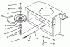 Snapper Z1804K (80708) - 18 HP Zero-Turn Mower, Hydro Drive, ZTR Series 4 Ersatzteile Motor Mount Assembly (Part 1)