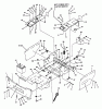Snapper Z1804K (80708) - 18 HP Zero-Turn Mower, Hydro Drive, ZTR Series 4 Ersatzteile Seat Support Assembly & Body Cover Parts
