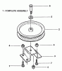 Snapper ZF7301M - 73" Out Front Mower Deck, Series 0 Ersatzteile Fixed Idler Group